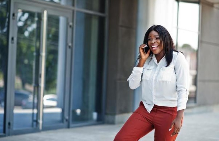 Light chic_ white blouse and formal trousers